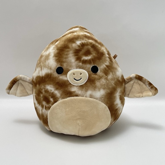 Kellytoy Squishmallow 16" Edmund Brown Tie Dye Pterodactyl Dinosaur Plush - Picture 1 of 12